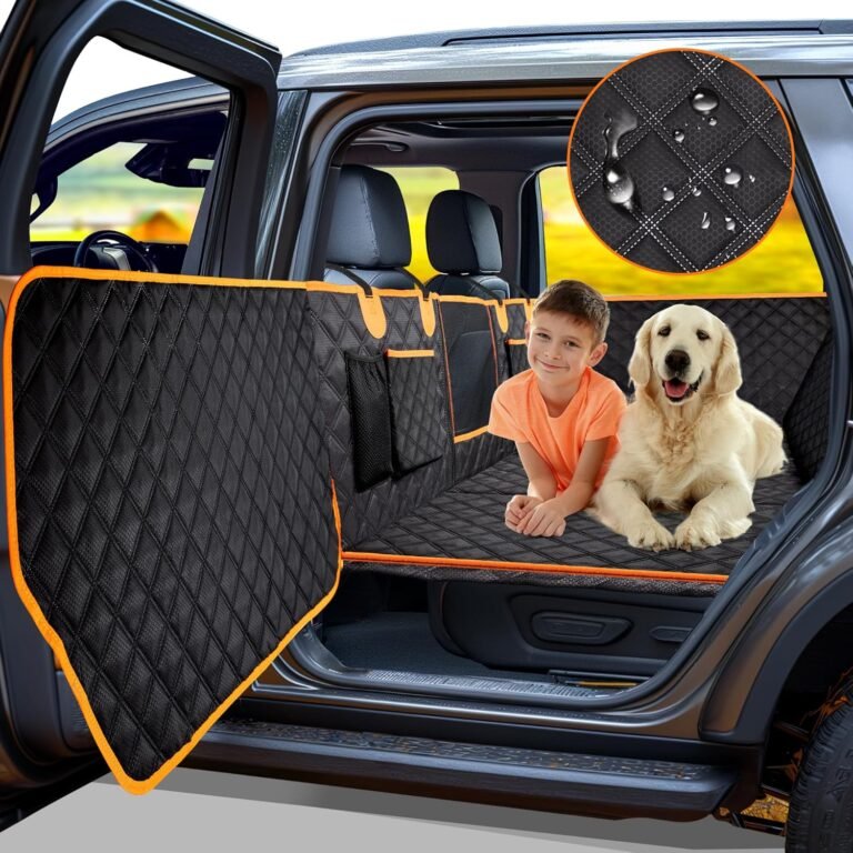 Product Reviews 3 Dog Car Seat Cover for Back Seat 3 Simply Make Home