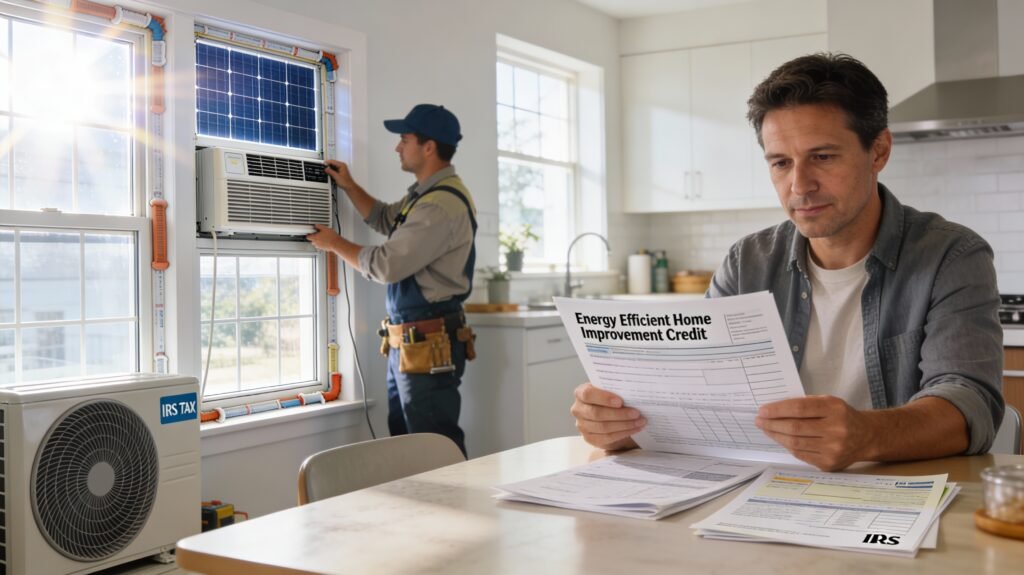 energy efficient home improvement credit upgrades in a modern home